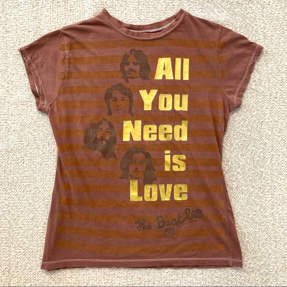 Rare Beatles LOVE tee from Cirque du Soleil show—women’s XL